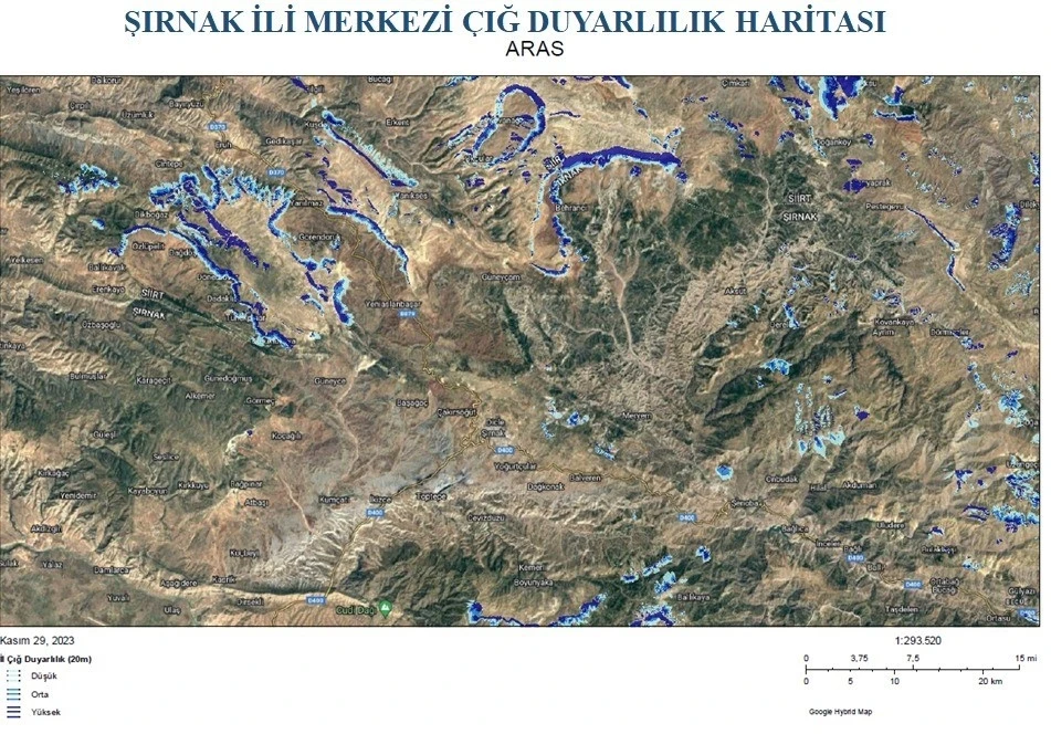 Çığ Hazırlık ve Müdahale Tedbirleri' Koordinasyon Toplantısı Yapıldı