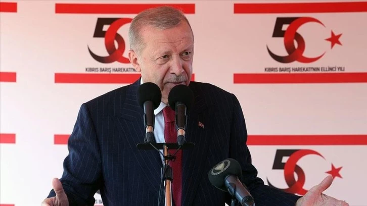 Erdoğan'dan KKTC'de Barış ve Çözüm Mesajı