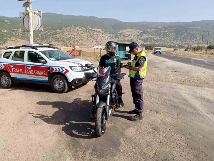Gaziantep’te Motosiklet Sürücülerine Büyük Ceza