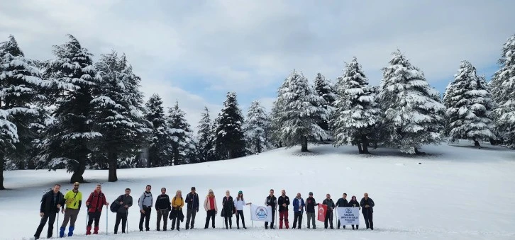 Gaziantep'teki Dağcılar Uluslararası Misafirlerle Amanos Dağı'nı Fethetti
