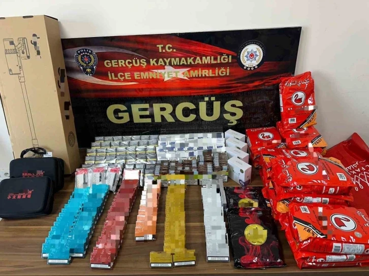 Gercüş’te Kaçak Ürün Operasyonu