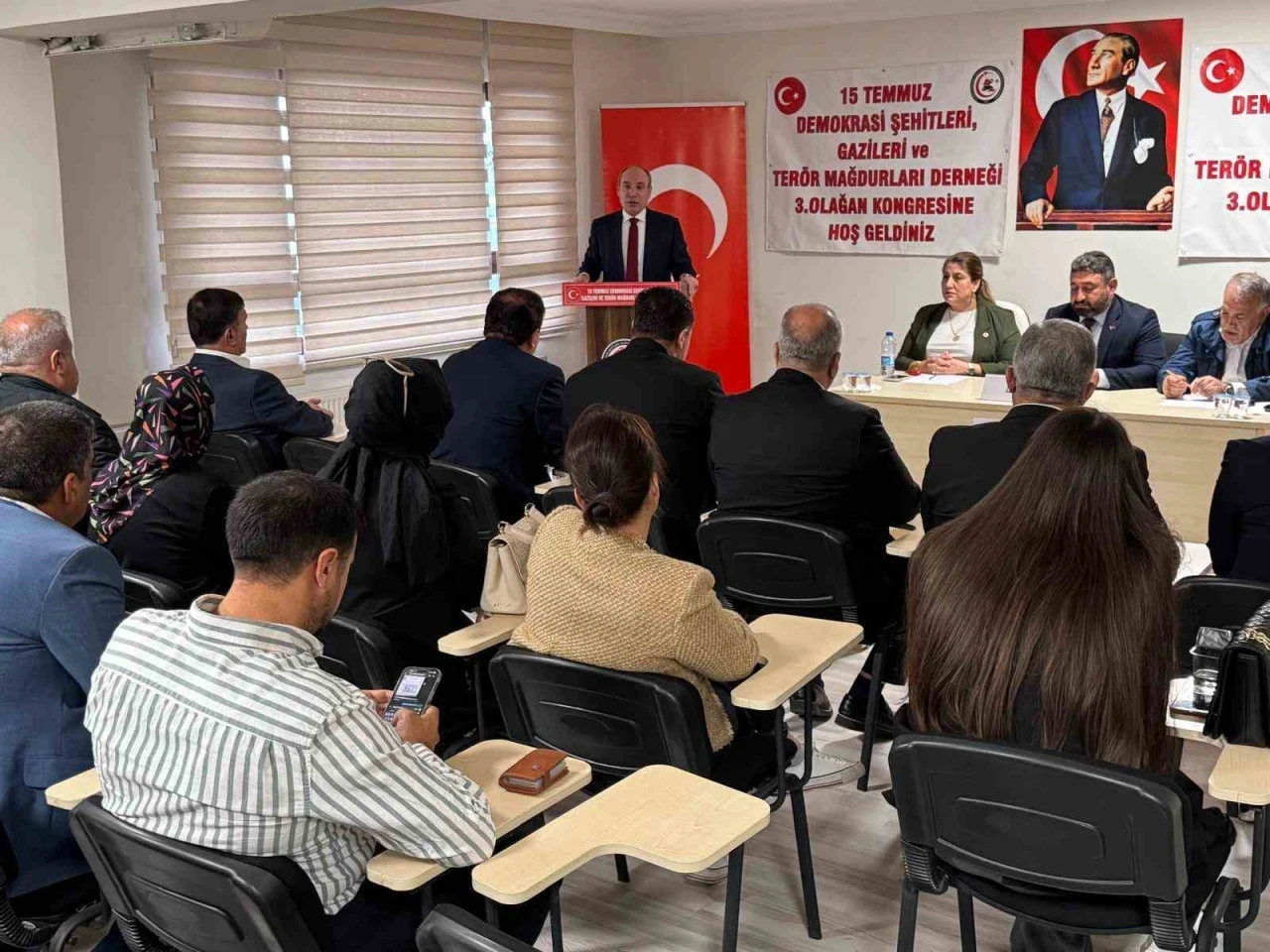 Gündüz, 15 Temmuz Demokrasi Şehitleri Derneği'nin Başkanlığını Yeniden Kazandı