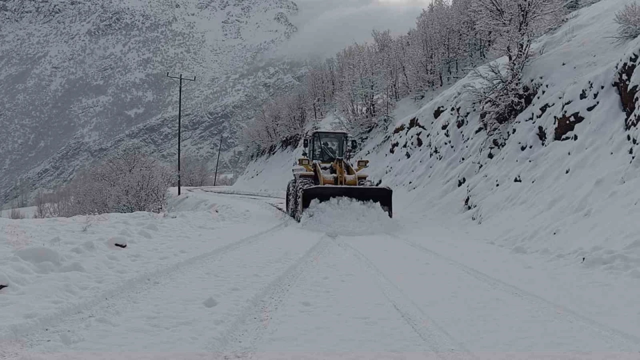 Kar Nedeniyle Kapanan 9 Köy Yolu Ulaşıma Açıldı