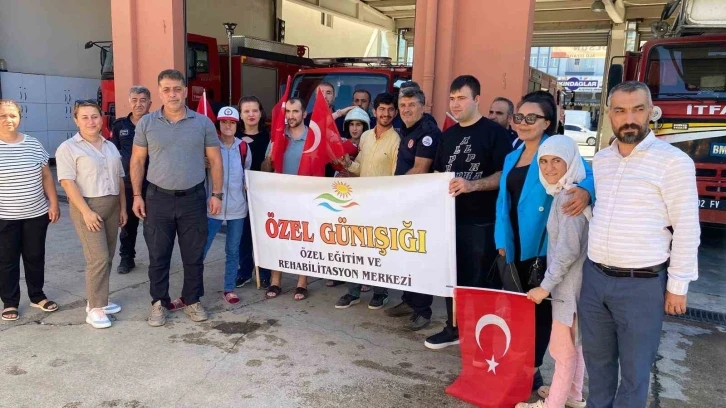 Özel Öğrencilere İtfaiyecilik Mesleği Tanıtıldı