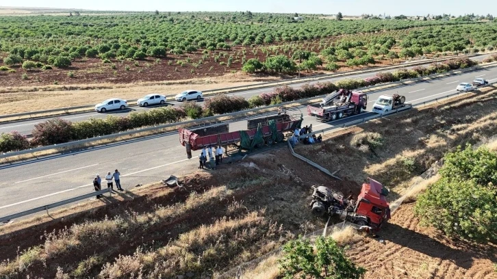 Şanlıurfa'da Tır ve Traktör Çarpıştı: 2 Yaralı ve Kaçan Kurbanlıklar