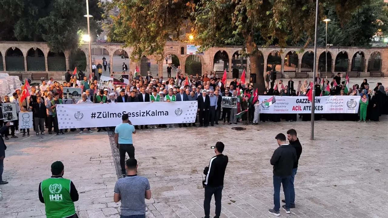 Şanlıurfa'dan Gazze Direnişi'ne Güçlü Destek 