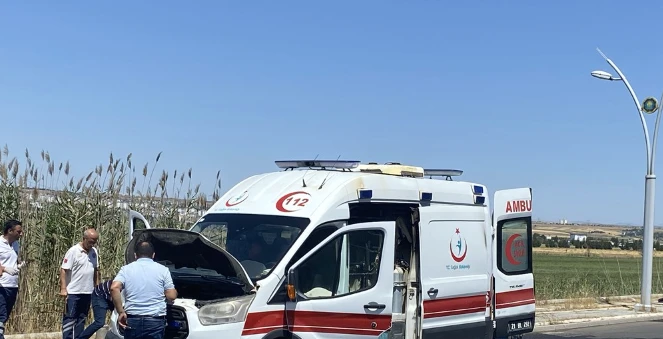  Seyir Halindeki Ambulansta Çıkan Yangın Söndürüldü