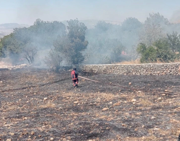 Şırnak’ta Örtü Yangını Söndürüldü