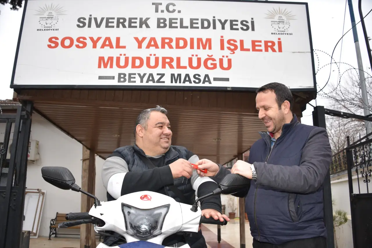 Siverek Belediyesi’nden Engelli Bireylere Özel Motosiklet Desteği!