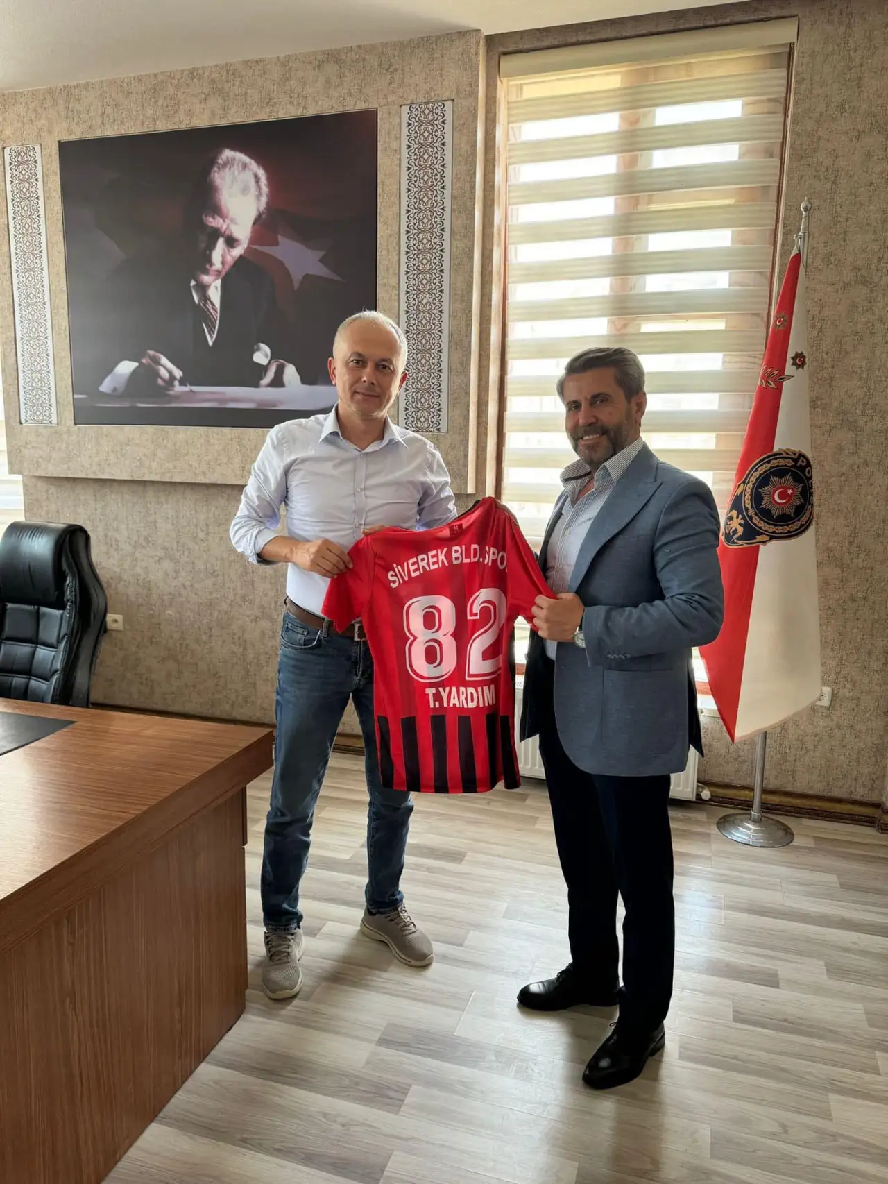 Siverek Belediyespor Başkanı’ndan Emniyet Müdürü’ne Ziyaret