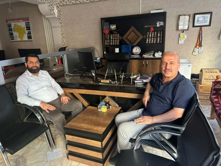 Siverek'in Eski Müftüsü Mahmut Yıldızbaş'tan Gazetemize Anlamlı Ziyaret