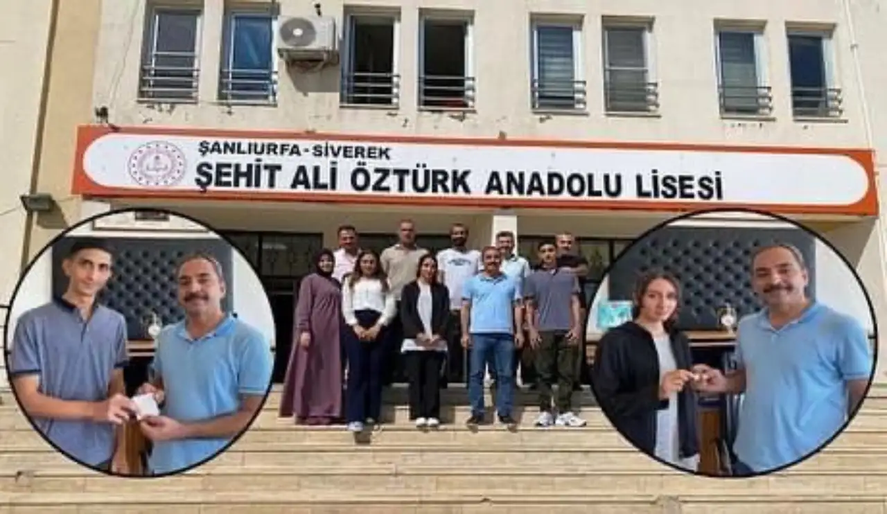 Siverek Şehit Ali Öztürk Okulu’nda YKS Başarısı: Öğrenciler Ödüllendirildi