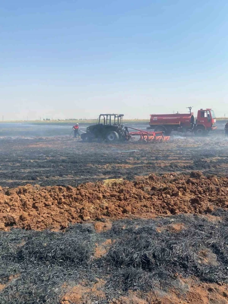 Siverek'te Devasa Buğday Tarlası Yangını