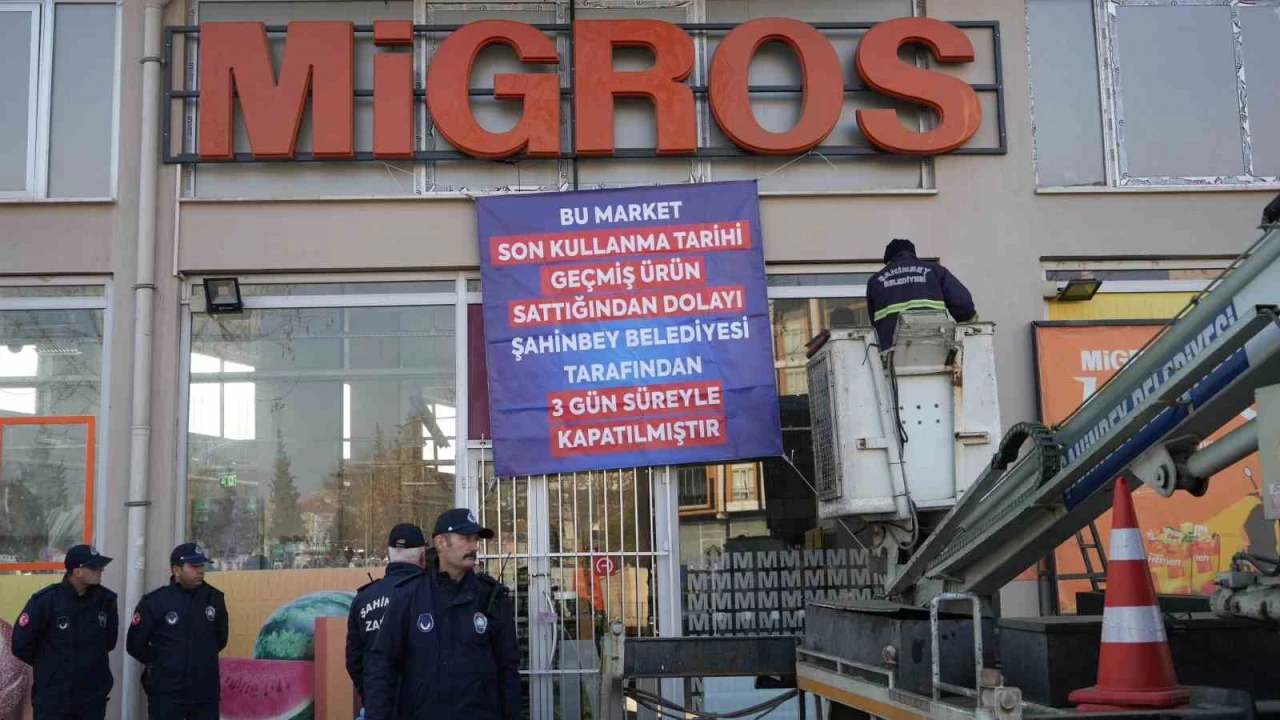 Tarihi Geçmiş Ürün Sattığı Tespit Edilen Market 3 Gün Kapatıldı