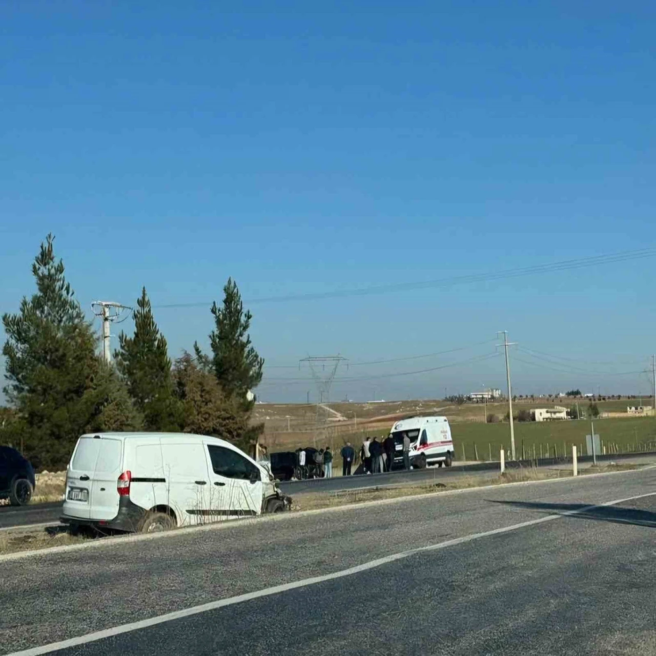 Trafik Kazası İki Kişi Yaralandı