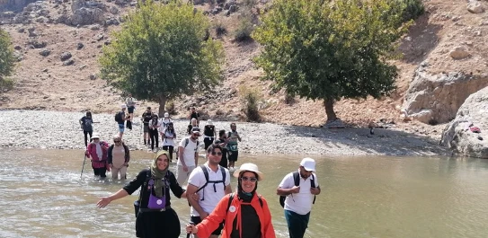  Zore Kanyonu Şanlıurfa'dan Gelen Doğaseverleri Ağırladı