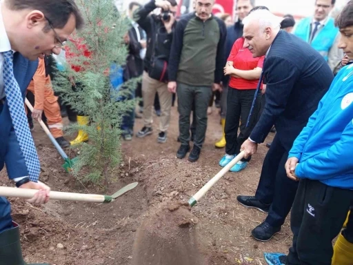 12 Bin Fidan Toprakla Buluştu