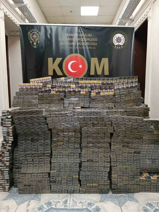 15 Bin 850 Paket Kaçak Sigara Ele Geçirildi