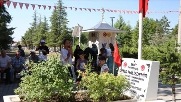 15 Temmuz Kahramanı Şehit Ömer Halisdemir'in Kabrinde Yoğunluk Yaşanıyor