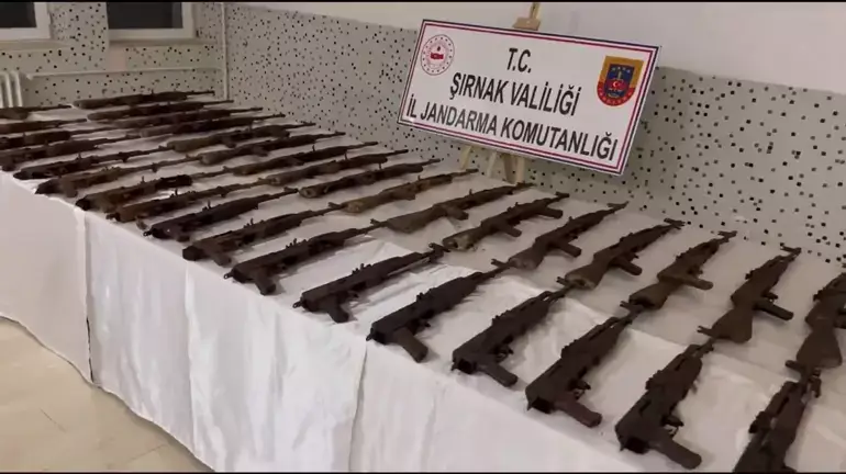  36 Adet AK-47 Piyade Tüfeği Ele Geçirildi