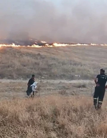 Alevlerin Arasından Kahramanlıkla Kurtarılan Yaşlı Kadın