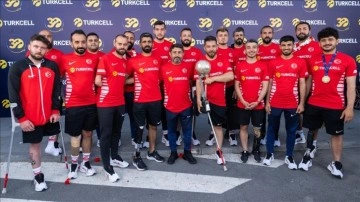 Ampute Milli Futbol Takımı Üst Üste Üçüncü Kez Avrupa Şampiyonu Oldu