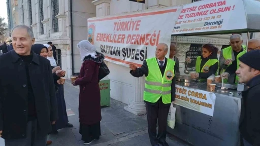 Emeklilerden Anlamlı Destek 2 Bin Kişilik Ücretsiz Çorba İkramı