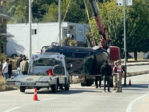 Kontrolden Çıkan Otomobil Takla Attı: 2 Kişi Yaralandı