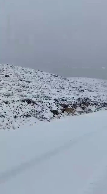 Mevsimin İlk Karı Yağdı: Beyaz Örtü Şehri Sarıyor!