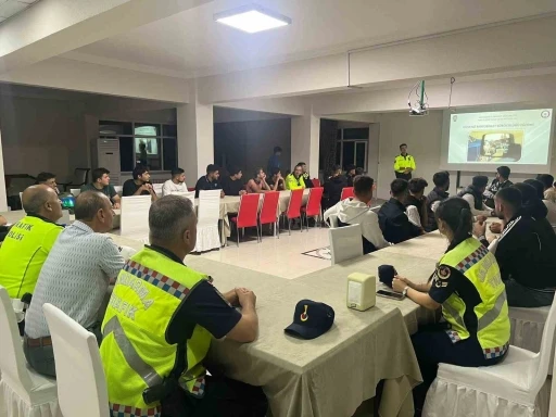 Motosiklet Sürücülerine Güvenli Sürüş Eğitimi Adıyaman'da Başladı