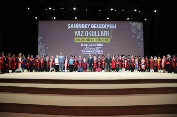 Şahinbey'de Yaz Okulu Mezuniyet Töreni