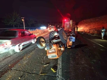 Şanlıurfa’da Traktör ile Tır Çarpıştı