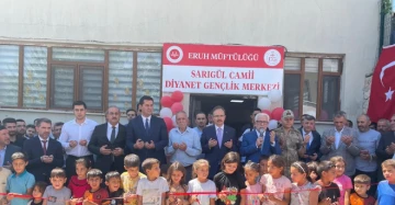 Siirt Valisi Kızılkaya, Eruh'ta Diyanet Gençlik Merkezi'nin Açılışını Gerçekleştirdi