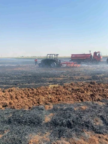 Siverek'te Devasa Buğday Tarlası Yangını