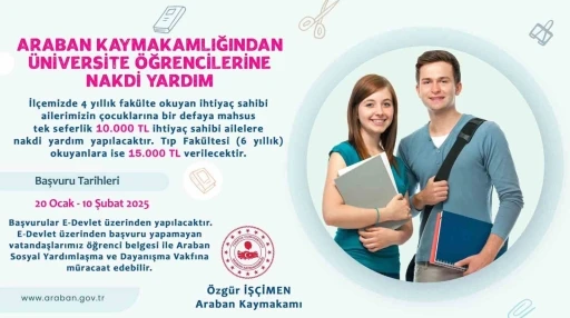 Üniversite Öğrencilerine Büyük Destek Nakdi Yardım Başlıyor