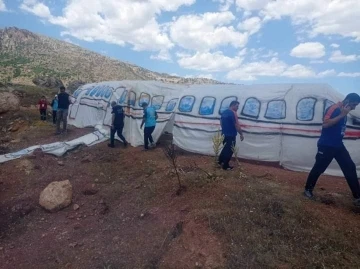 Yapılan Uçak Kazası Tatbikatı Gerçeği Aratmadı