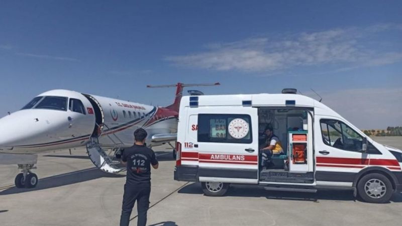 Şanlıurfa'da Kalp Rahatsızlığı Olan 3 Bebek, Ambulans Uçakla İstanbul'a Nakledildi