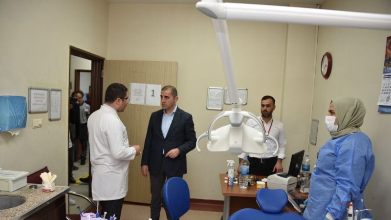 Kaymakam Aydemir'in Siverek Diş Hastanesi'ne Önemli Ziyareti