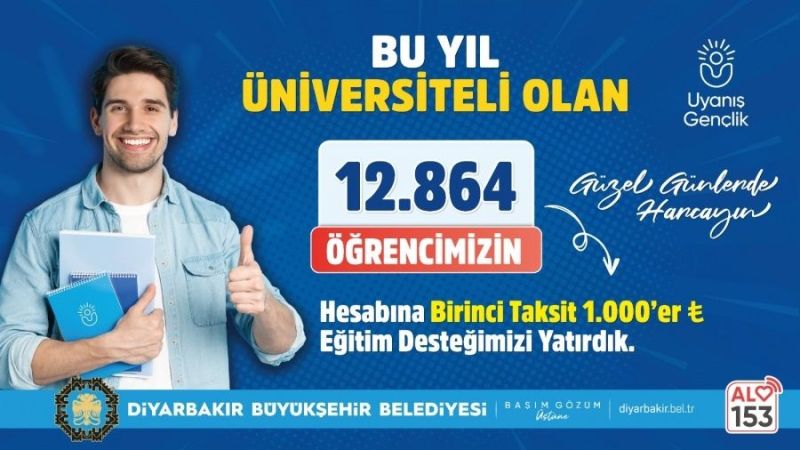 Diyarbakır'da Üniversite Hayali Gerçekleşen Gençlere Büyük Destek!